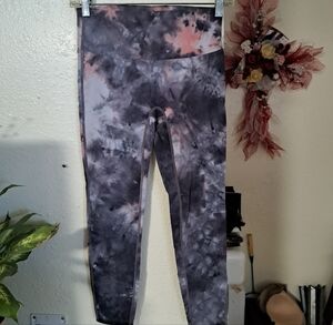 Elevated Mindset Activewear Leggings Womens Medium Pink Gray